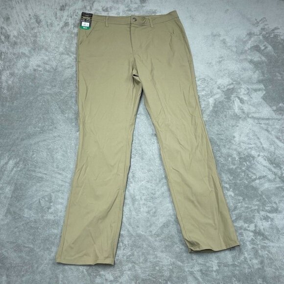 Weatherproof Vintage Mens Tan Tech Pants 38X34 Regular Fit a0890 - Picture 1 of 7